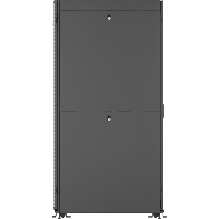 Vertiv Vr3157Taa Rack Cabinet 48U Freestanding Rack Black, Transparent