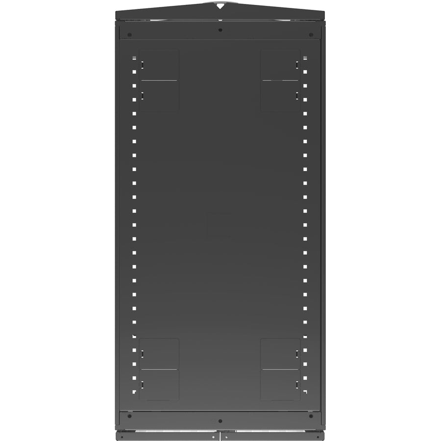 Vertiv Vr3307Sp Rack Cabinet 48U Freestanding Rack Black, Transparent
