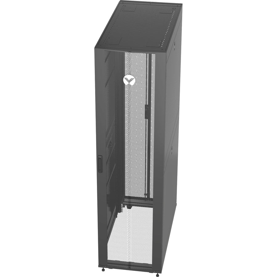 Vertiv Vr3307Sp Rack Cabinet 48U Freestanding Rack Black, Transparent
