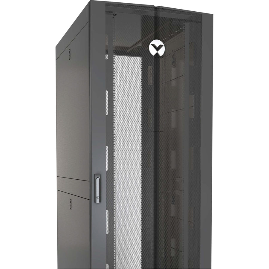 Vertiv Vr3350Taa Rack Cabinet 42U Freestanding Rack Black, Transparent