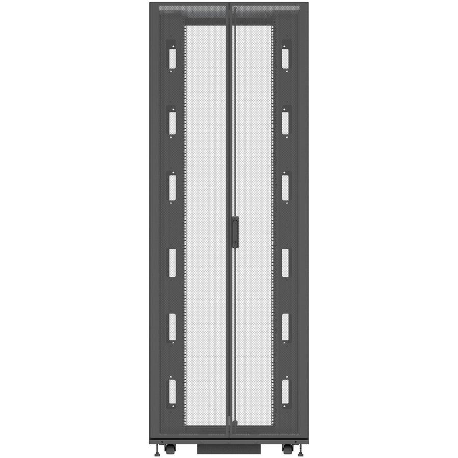 Vertiv Vr3357 Rack Cabinet 48U Freestanding Rack Black, Transparent