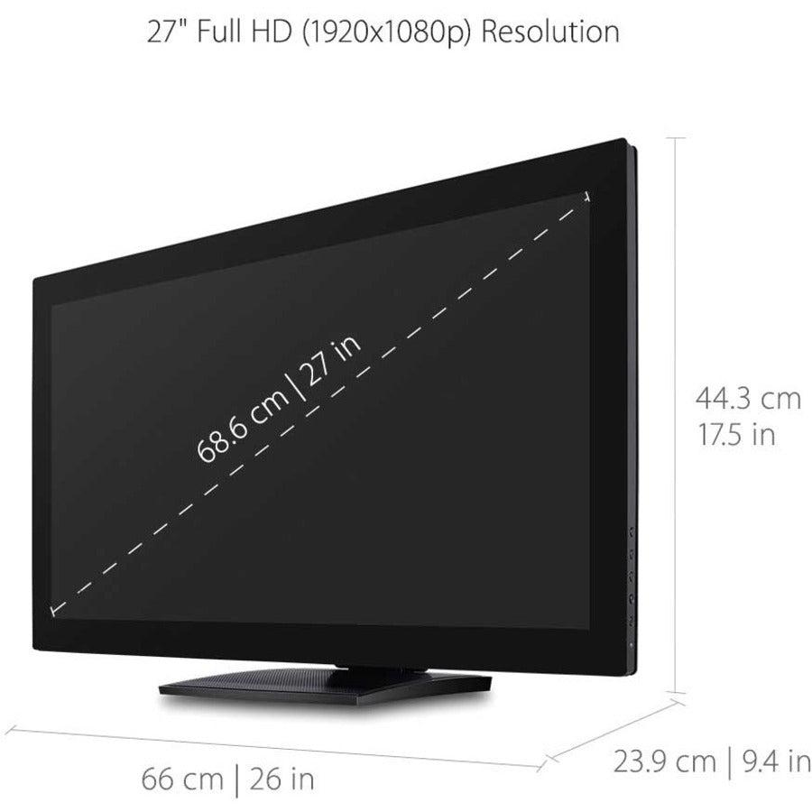 ViewSonic TD2760 27" 10-point Touch Screen Monitor