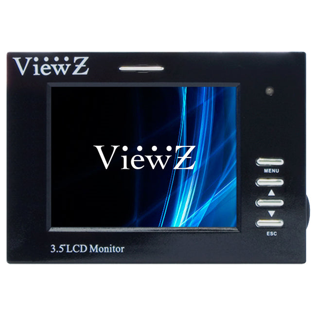 Viewz Vz-35Sm 3.5" Qvga Lcd Monitor - 4:3 - Black