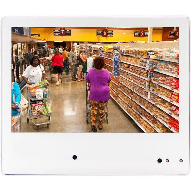 ViewZ VZ-PVM-I1W4N 10 Class Webcam WXGA LCD Monitor - 16:10 - White"