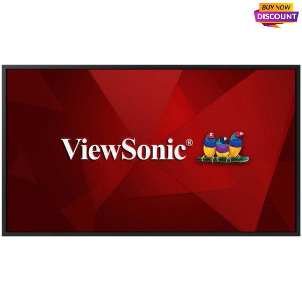 Viewsonic Cde5520 Signage Display Digital Signage Flat Panel 139.7 Cm (55") Ips 400 Cd/M² 4K Ultra Hd Black Built-In Processor Android 8.0