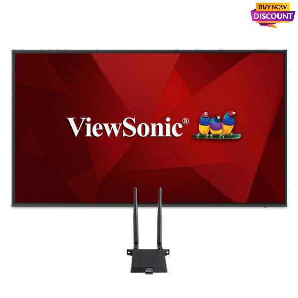 Viewsonic Cde7520-W1 Presentation Display Wall-Mounted Black