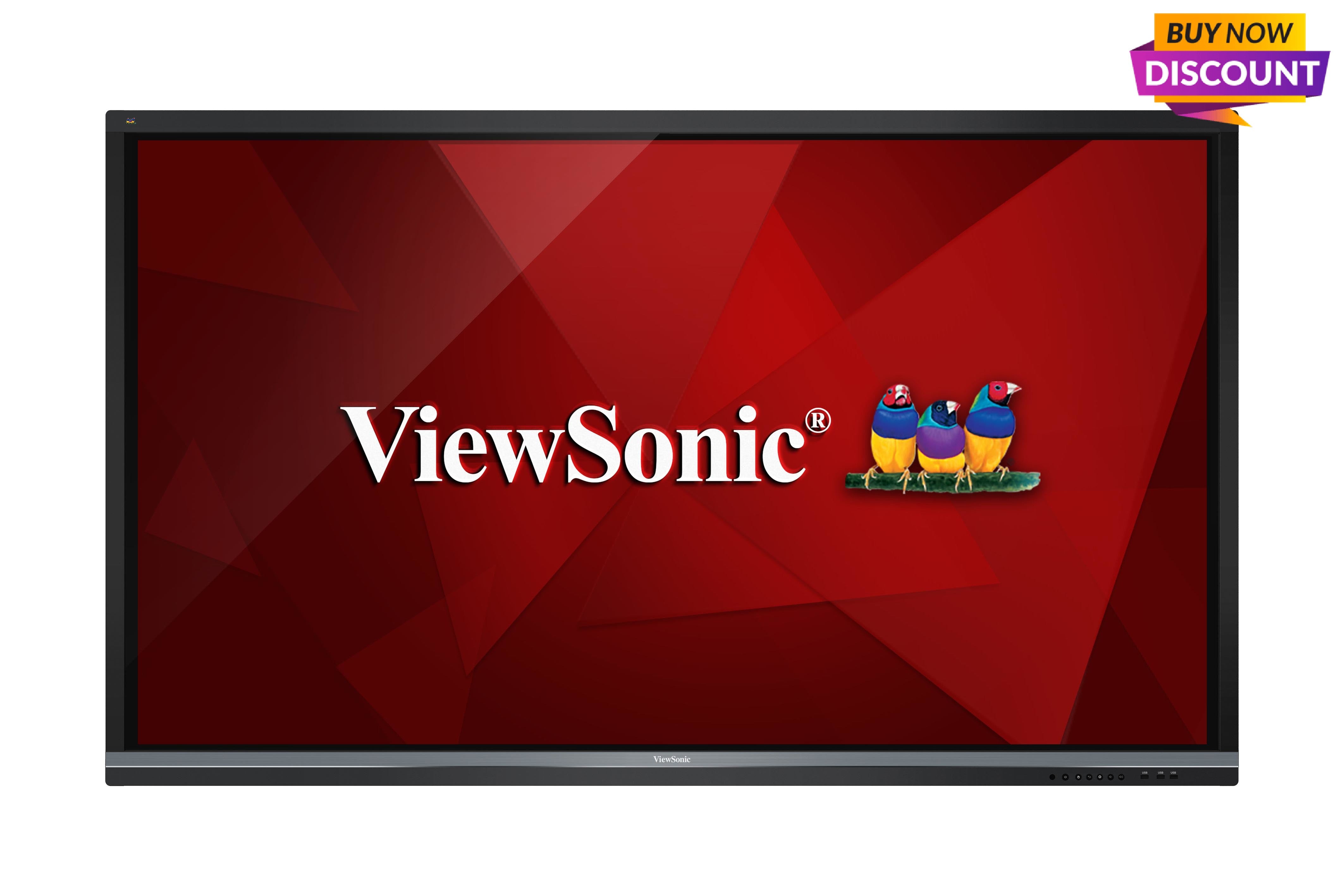 Viewsonic Ifp8650 Interactive Whiteboard 2.18 M (86") 3840 X 2160 Pixels Touchscreen Black