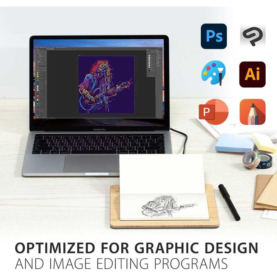 Viewsonic Id0730 Writing Tablet Wood