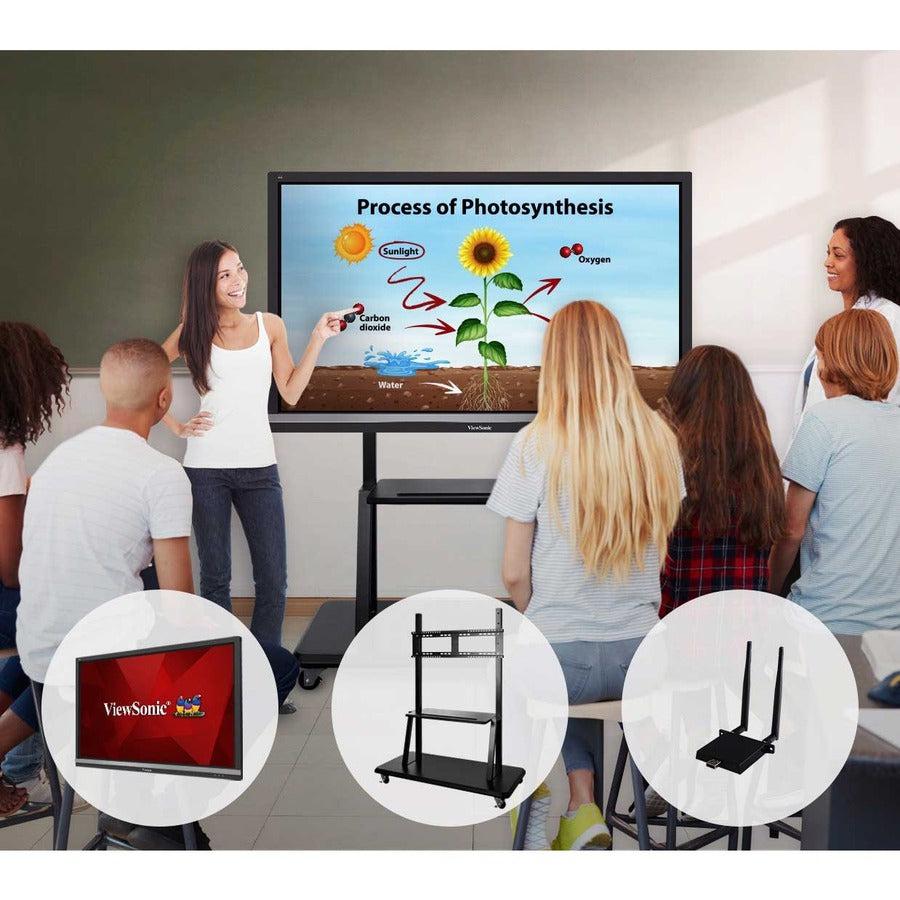 Viewsonic Ifp8650-E2 Interactive Whiteboard 2.18 M (86") 3840 X 2160 Pixels Touchscreen Black