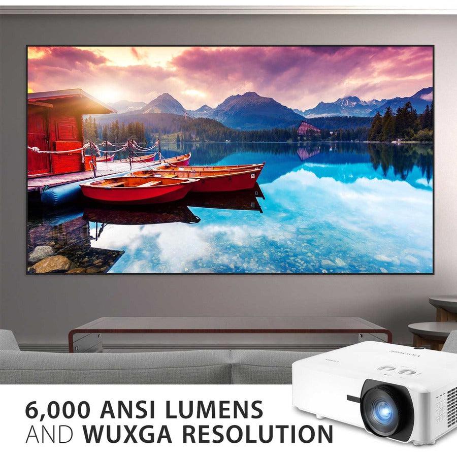 Viewsonic Ls920Wu Data Projector Standard Throw Projector 6000 Ansi Lumens Dmd Wuxga (1920X1200) White