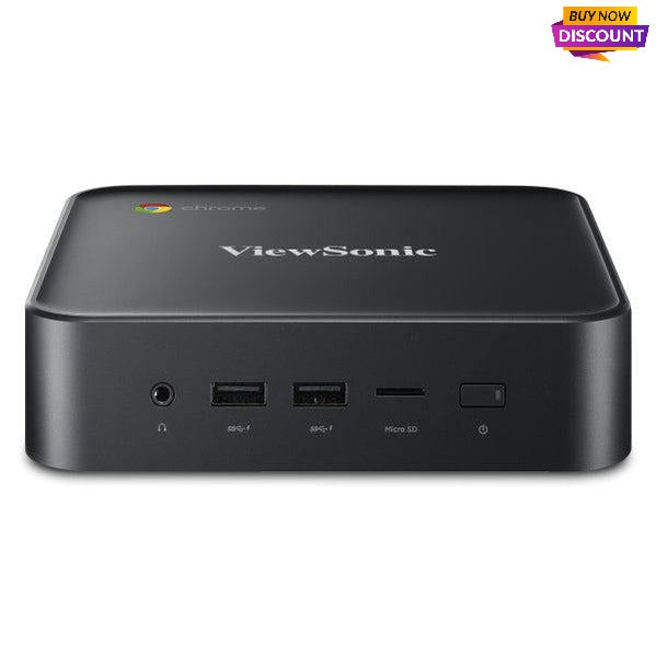 Viewsonic Nmp760 Pc/Workstation Ddr4-Sdram 5205U Mini Pc Intel® Celeron® 8 Gb 64 Gb Emmc Chrome Os Black