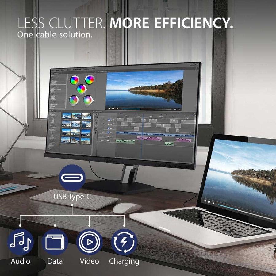 Viewsonic Td2455 Touch Screen Monitor 61 Cm (24") 1920 X 1080 Pixels Multi-Touch Table Black