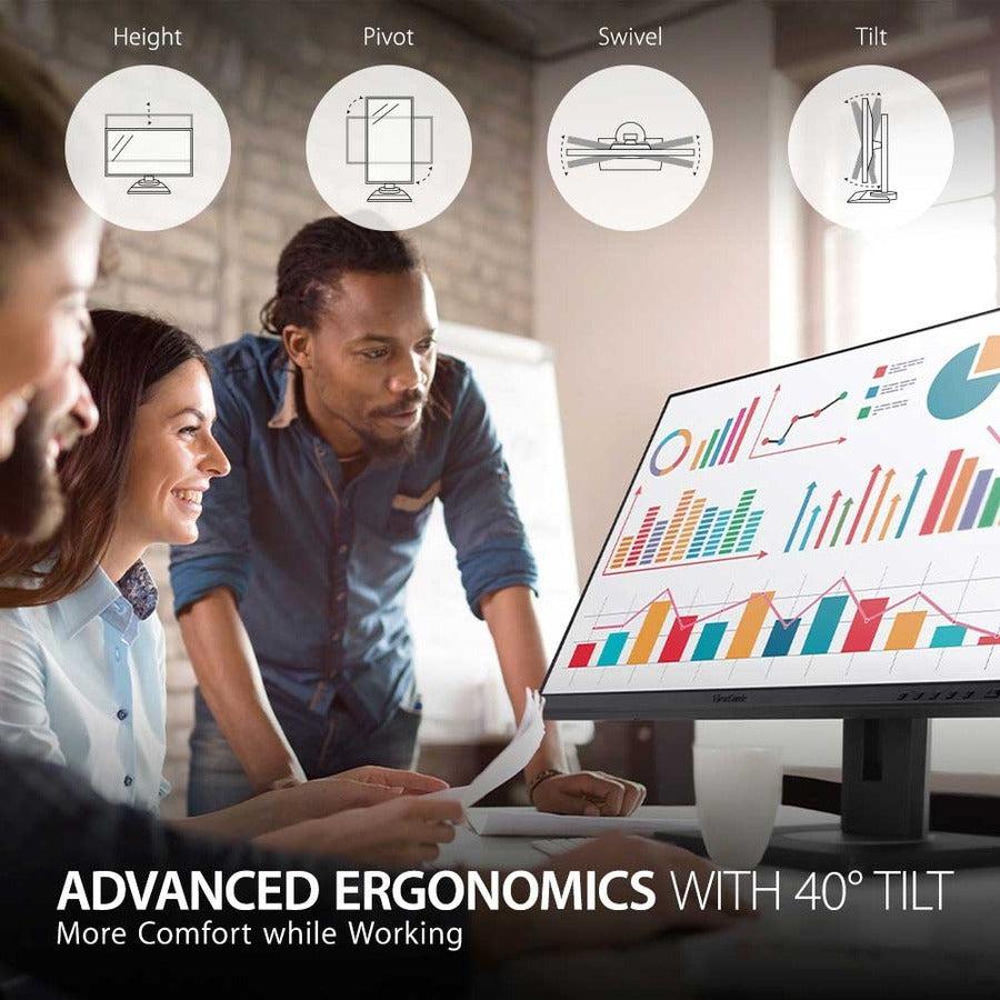 Viewsonic Vg Series Vg2456 Led Display 60.5 Cm (23.8") 1920 X 1080 Pixels Full Hd Black