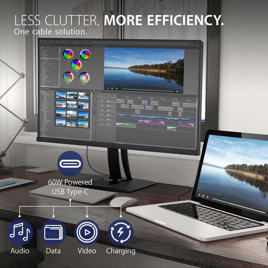 Viewsonic Vp Series Vp2785-4K Led Display 68.6 Cm (27") 3840 X 2160 Pixels 4K Ultra Hd Black