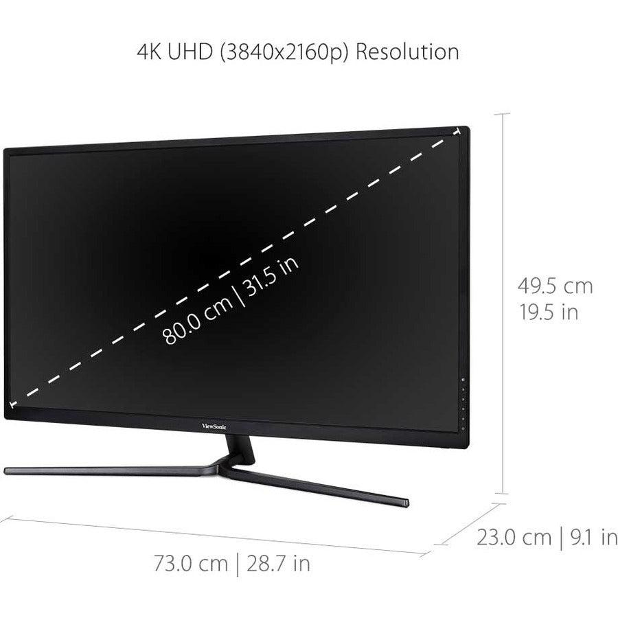 Viewsonic Vx Series Vx3211-4K-Mhd 81.3 Cm (32") 3840 X 2160 Pixels 4K Ultra Hd Led Black