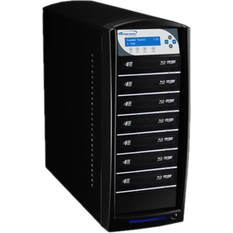 Vinpower Digital SharkBluCP Blu-ray/DVD/CD Tower Duplicator (Supports BD CopyProtection) SHARKBLUCP-S10T-BK