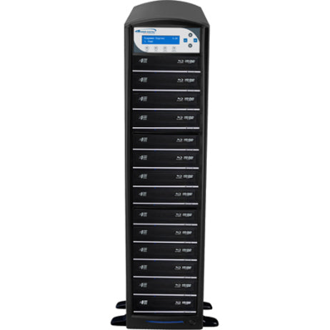 Vinpower Digital SharkBluCP Blu-ray/DVD/CD Tower Duplicator (Supports BD CopyProtection) SHARKBLUCP-S14T-BK