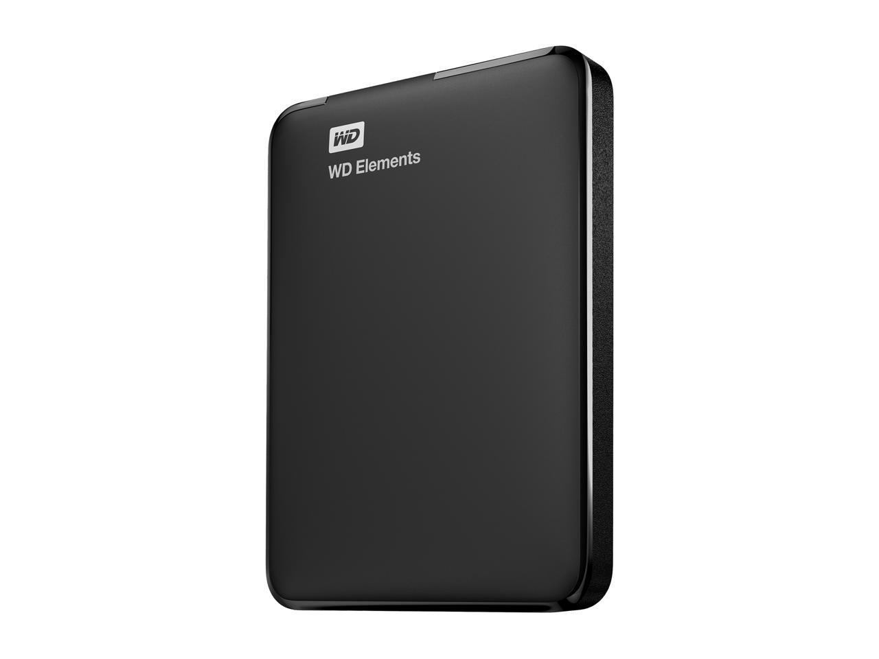 Wd 1Tb Elements Portable Storage Usb 3.0 Model Wdbuzg0010Bbk-Wesn Black