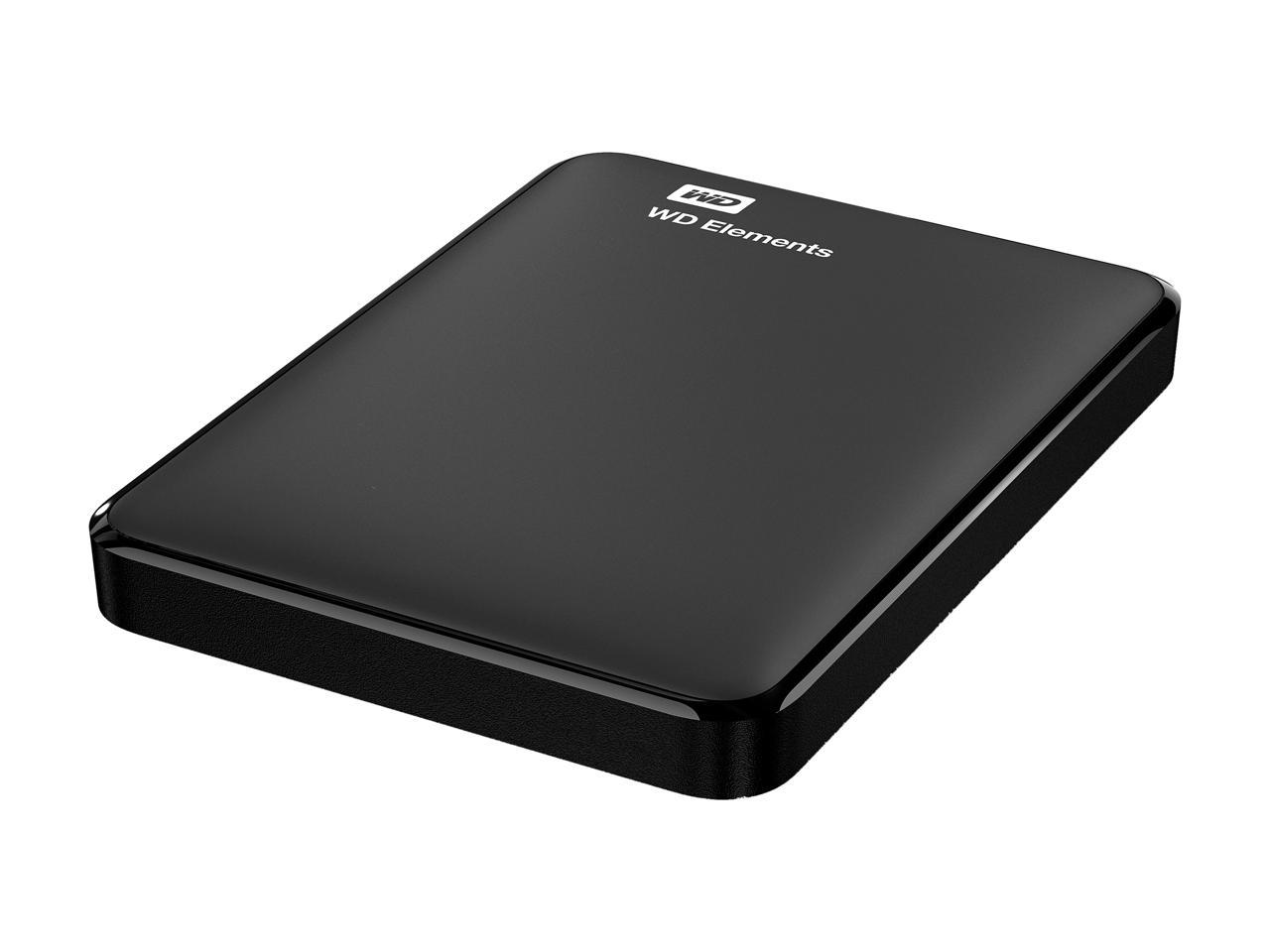 Wd 1Tb Elements Portable Storage Usb 3.0 Model Wdbuzg0010Bbk-Wesn Black