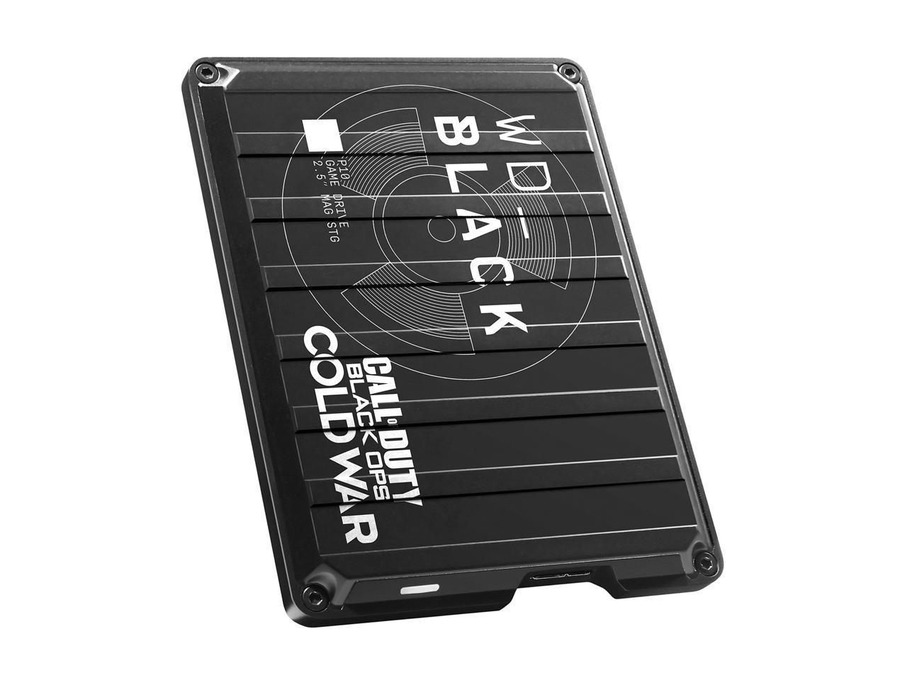 Wd Black 2Tb P10, Call Of Duty: Black Ops Cold War Special Edition Usb 3.2 Gen 1, Micro B Model Wdbazc0020Bbk-Wesn Black