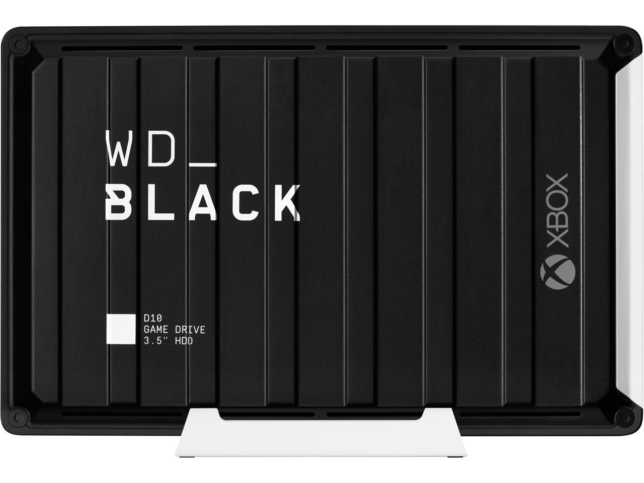 Wd Black 12Tb D10 Game Drive Portable External Hard Drive For Xbox Usb 3.2 (Wdba5E0120Hbk-Nesn)