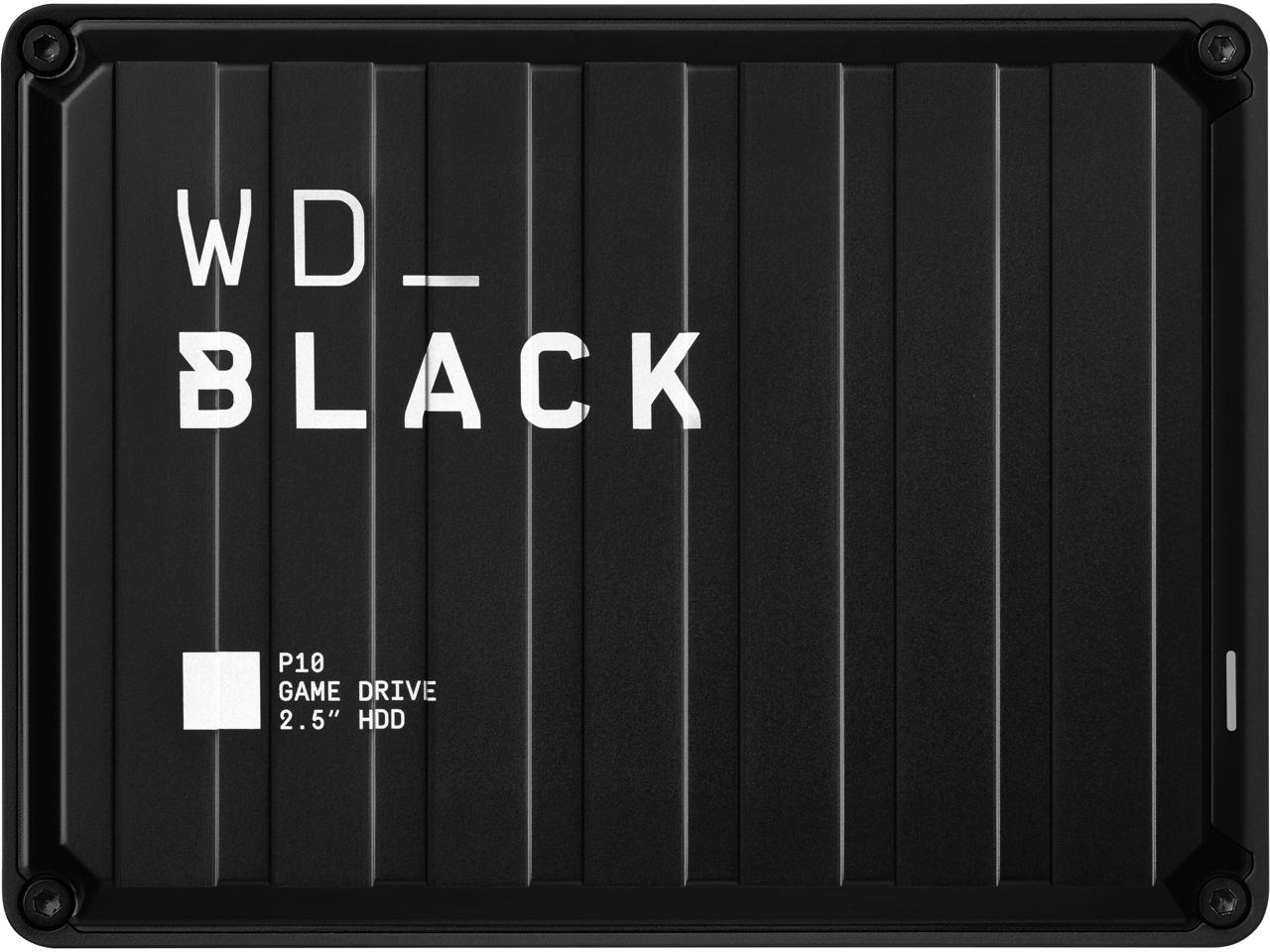 Wd Black 5Tb P10 Game Drive Portable External Hard Drive For Ps5/Ps4/Xbox One/Pc/Mac Usb 3.2 (Wdba3A0050Bbk-Wesn)