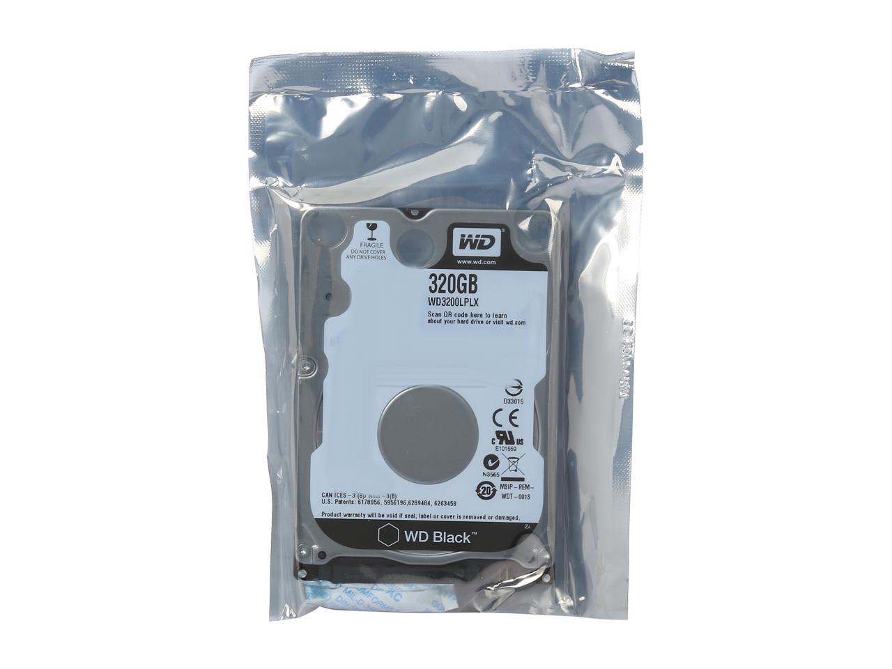 Wd Black Wd3200Lplx 320Gb 7200 Rpm 32Mb Cache Sata 6.0Gb/S 2.5" Internal Hard Drive Bare Drive