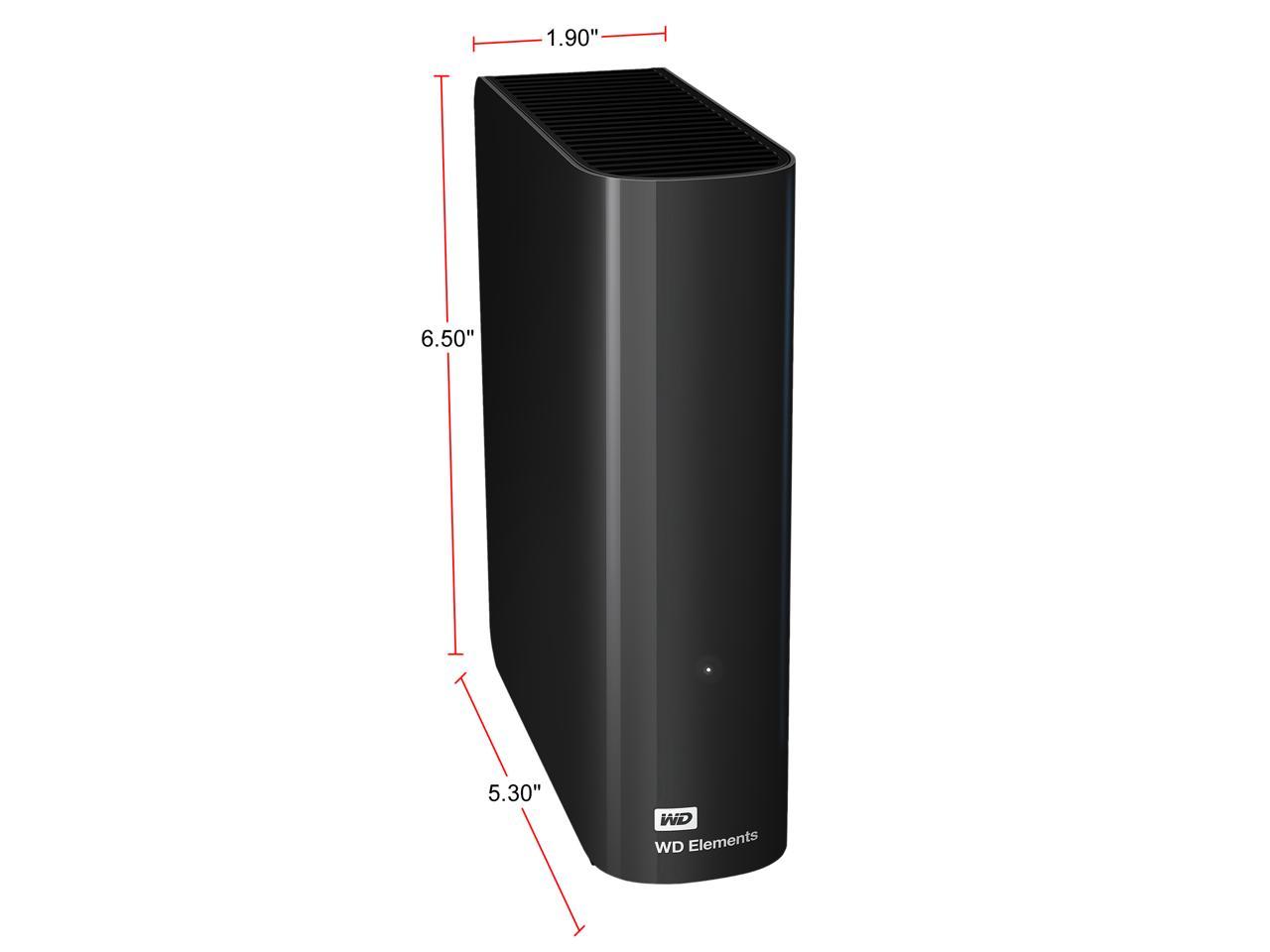 Wd Elements 10Tb Usb 3.0 Desktop Hard Drive Black Wdbwlg0100Hbk-Nesn
