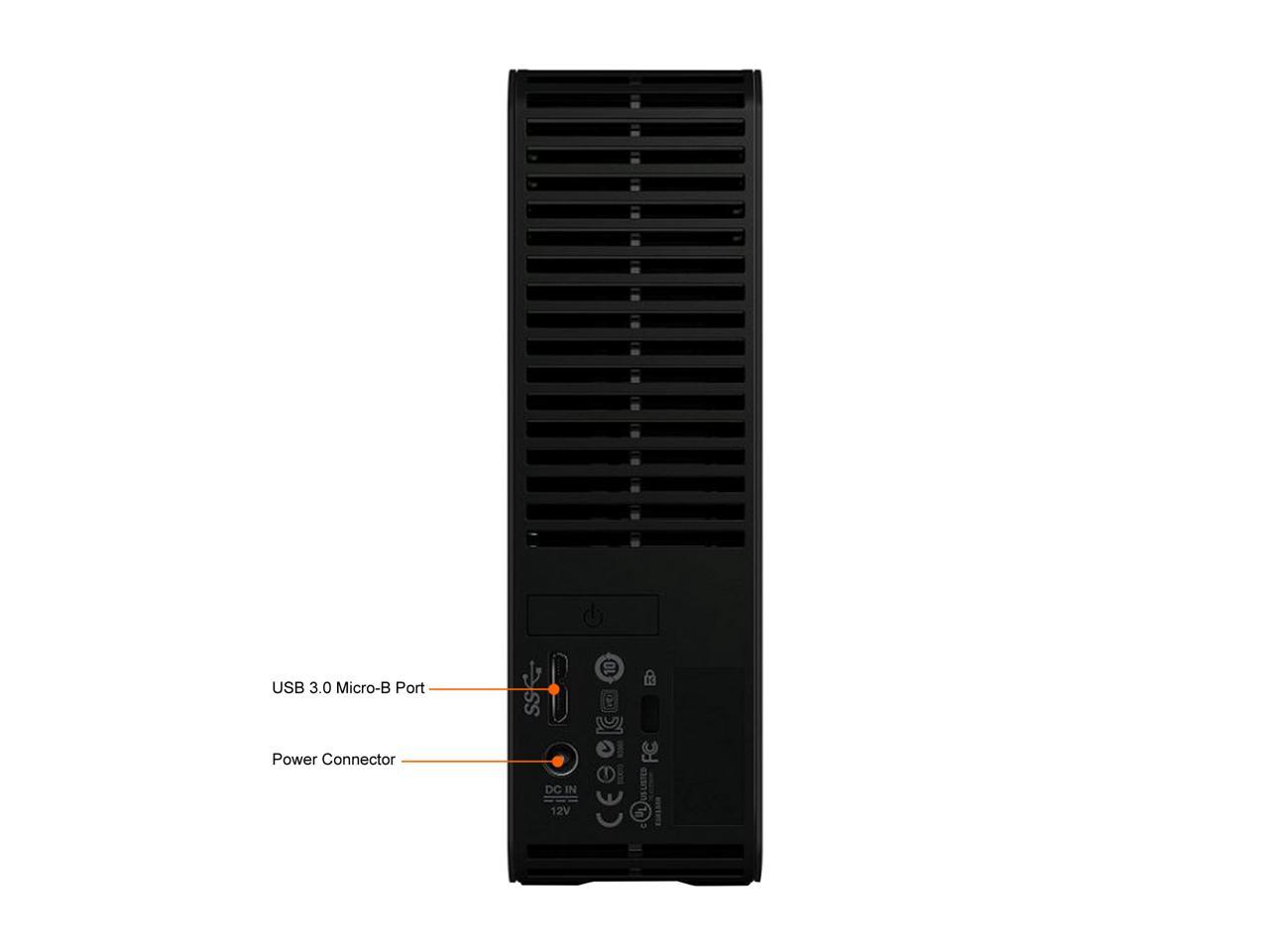 Wd Elements 14Tb Usb 3.0, Micro-B Desktop Hard Drive Wdbwlg0140Hbk-Nesn Black