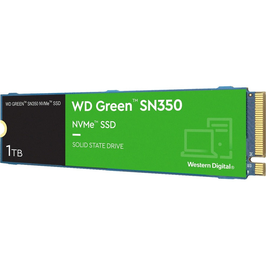 WD Green SN350 WDS100T3G0C 1TB Solid State Drive - M.2 2280 Internal - PCI Express NVMe (PCI Express NVMe 3.0 x4)