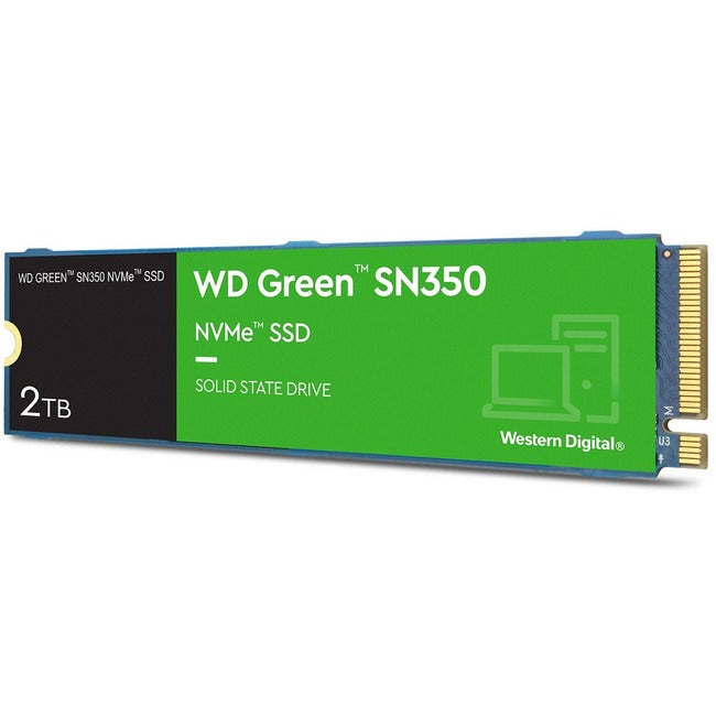 WD Green SN350 WDS200T3G0C 2TB Solid State Drive - M.2 2280 Internal - PCI Express NVMe