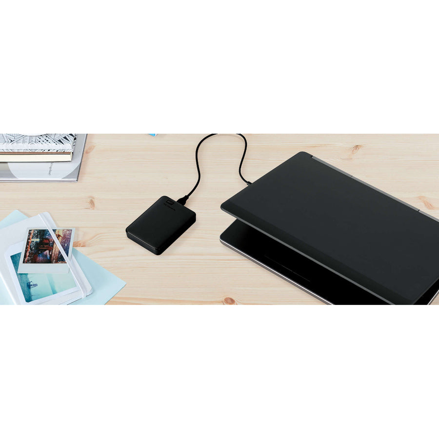 WD-IMSourcing Elements WDBU6Y0020BBK 2 TB Portable Hard Drive - 2.5 External - Black" WDBU6Y0020BBK-EESN