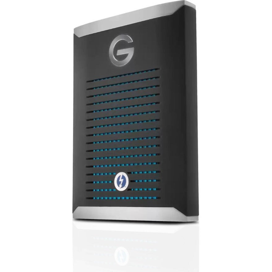 WD-IMSourcing G-DRIVE mobile Pro GDMOPTB3WB10001DBB 1 TB Portable Solid State Drive - External - PCI Express NVMe - Black 0G10311-1