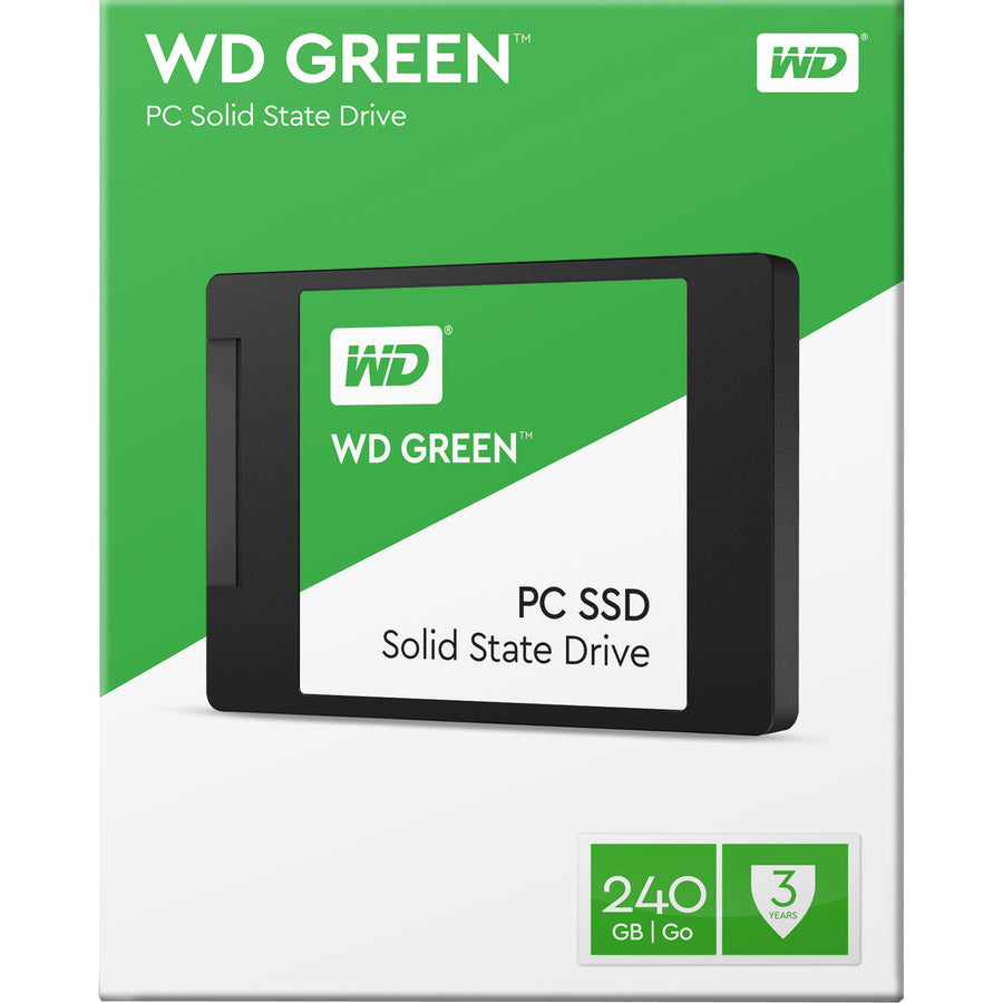 WD-IMSourcing Green WDS240G2G0A 240 GB Solid State Drive - 2.5 Internal - SATA (SATA/600)"