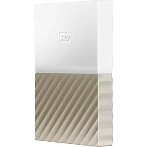 WD-IMSourcing My Passport Ultra WDBTLG0010BGD-WESN 1 TB Portable Hard Drive - External - White, Gold