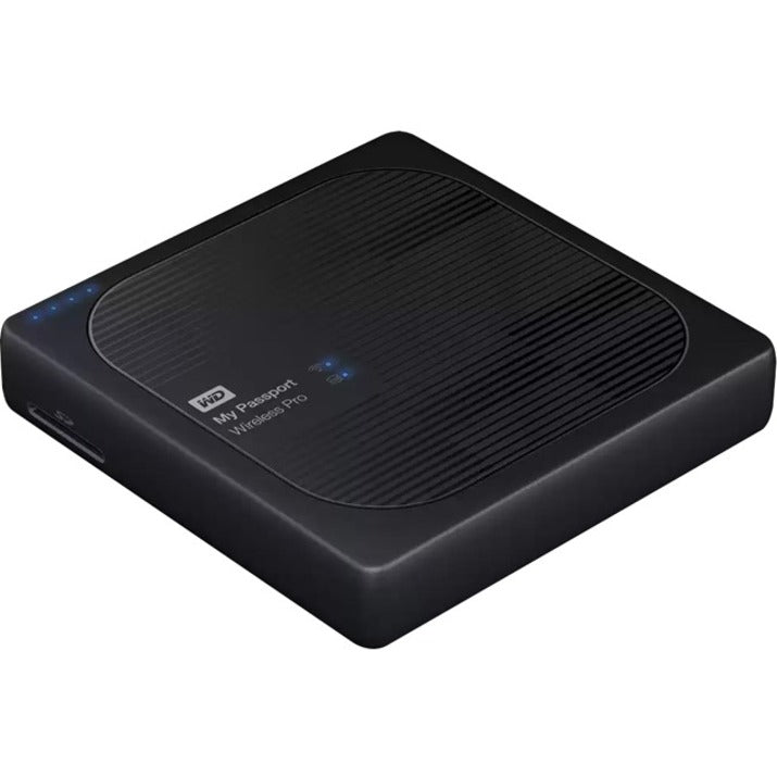 WD-IMSourcing My Passport Wireless Pro WDBSMT0040BBK-NESN 4 TB Portable Network Hard Drive - External - Black