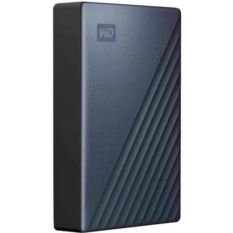 WD My Passport Ultra WDBFTM0050BBL 5 TB Portable Hard Drive - External - Blue WDBFTM0050BBL-WESN