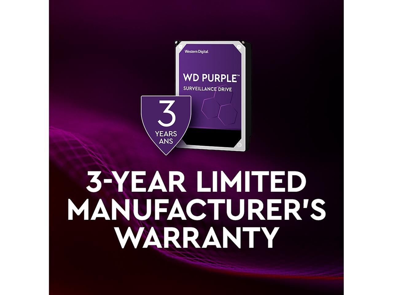 WD Purple Surveillance Hard Drive - 24/7 Security Camera Storage | Western Digital WD82PURZ