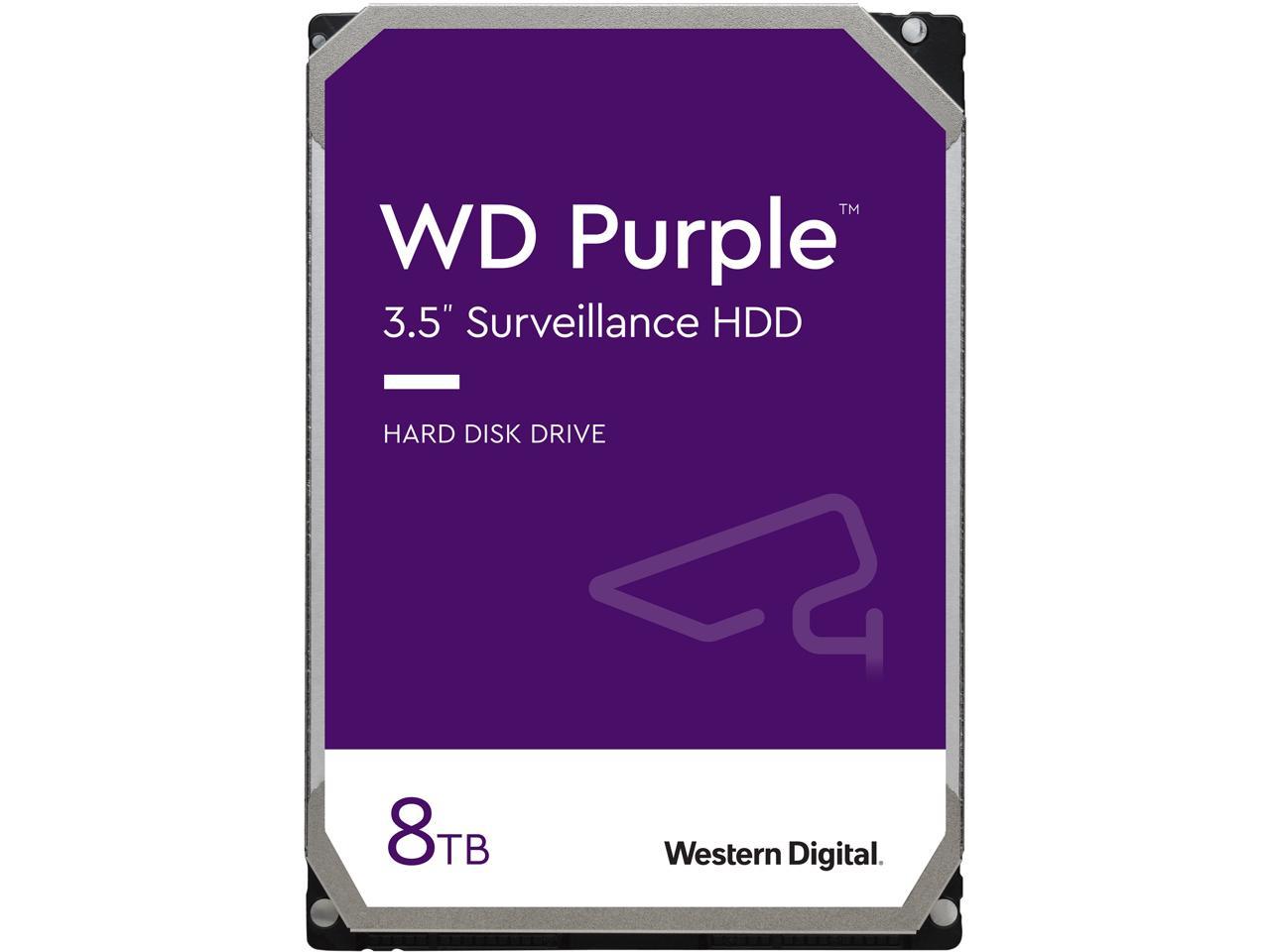 WD Purple Surveillance Hard Drive - 24/7 Security Camera Storage | Western Digital WD82PURZ