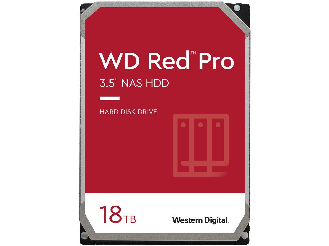 Wd Red Pro Wd181Kfgx 18Tb 7200 Rpm 512Mb Cache Sata 6.0Gb/S 3.5" Internal Hard Drive