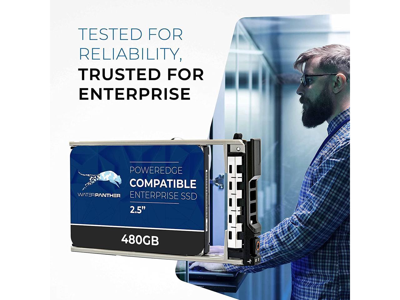 Wp 480Gb Sas 12Gb/S 2.5" Ssd For Dell Poweredge Servers | Enterprise Solid State Drive In 13G Tray