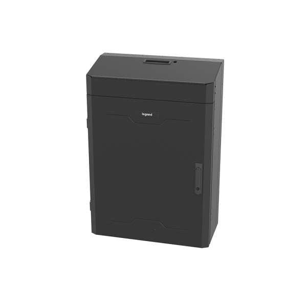 Wall Mount Cabinet - 8RU Vertical Network Rack | C2G VWMSD-8RU-42-B