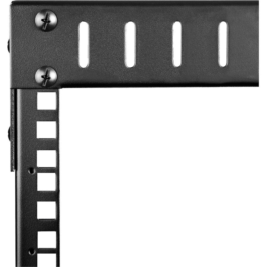 Wall Mount Network Rack 8U - Heavy-Duty Open Frame Server AV Data Rack (Adjustable Depth) | StarTech.com RK812WALLOA