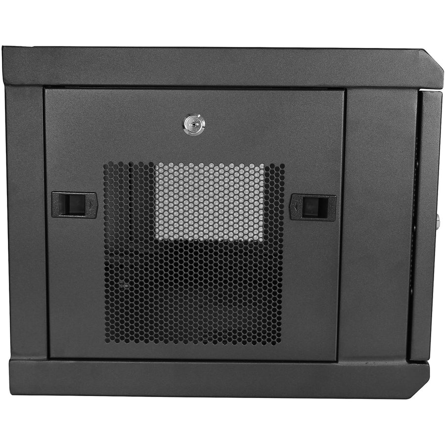 Wall Mount Rack 6U - 2-Post Vented Network Cabinet with Shelf | StarTech.com RK616WALM