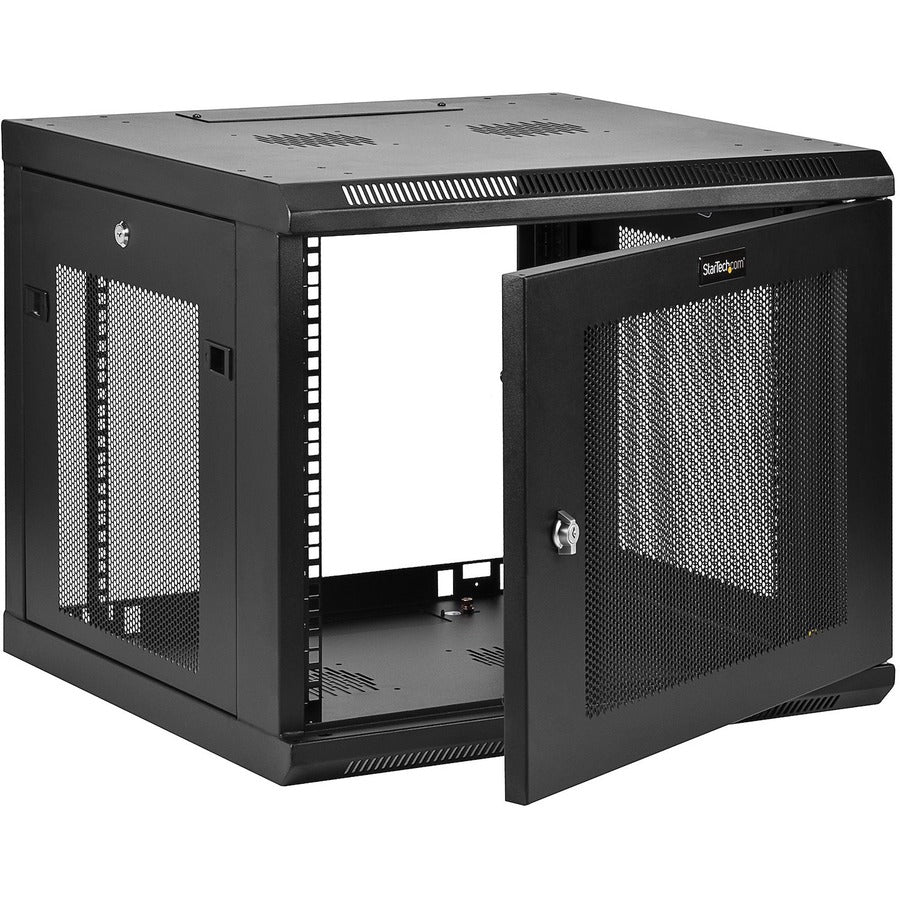 Wall Mount Rack Cabinet 9U - Network Equipment Enclosure with 1U Shelf | StarTech.com RK920WALM