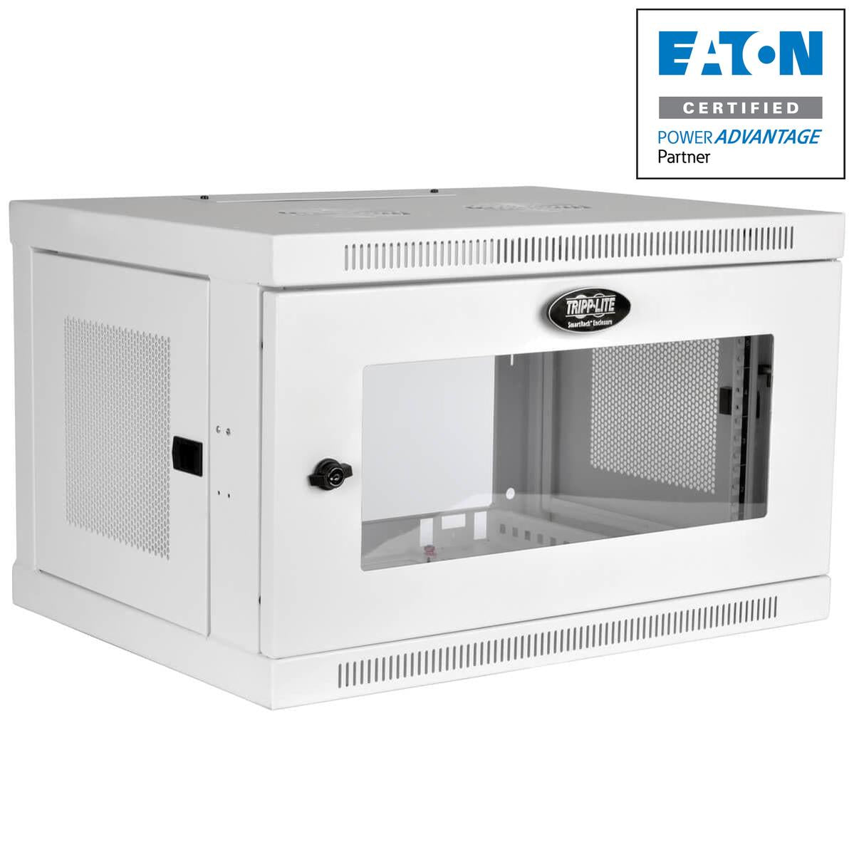 Wall Mount Rack Enclosure 6U - SmartRack Low-Profile Switch-Depth Cabinet | Tripp Lite SRW6UWG