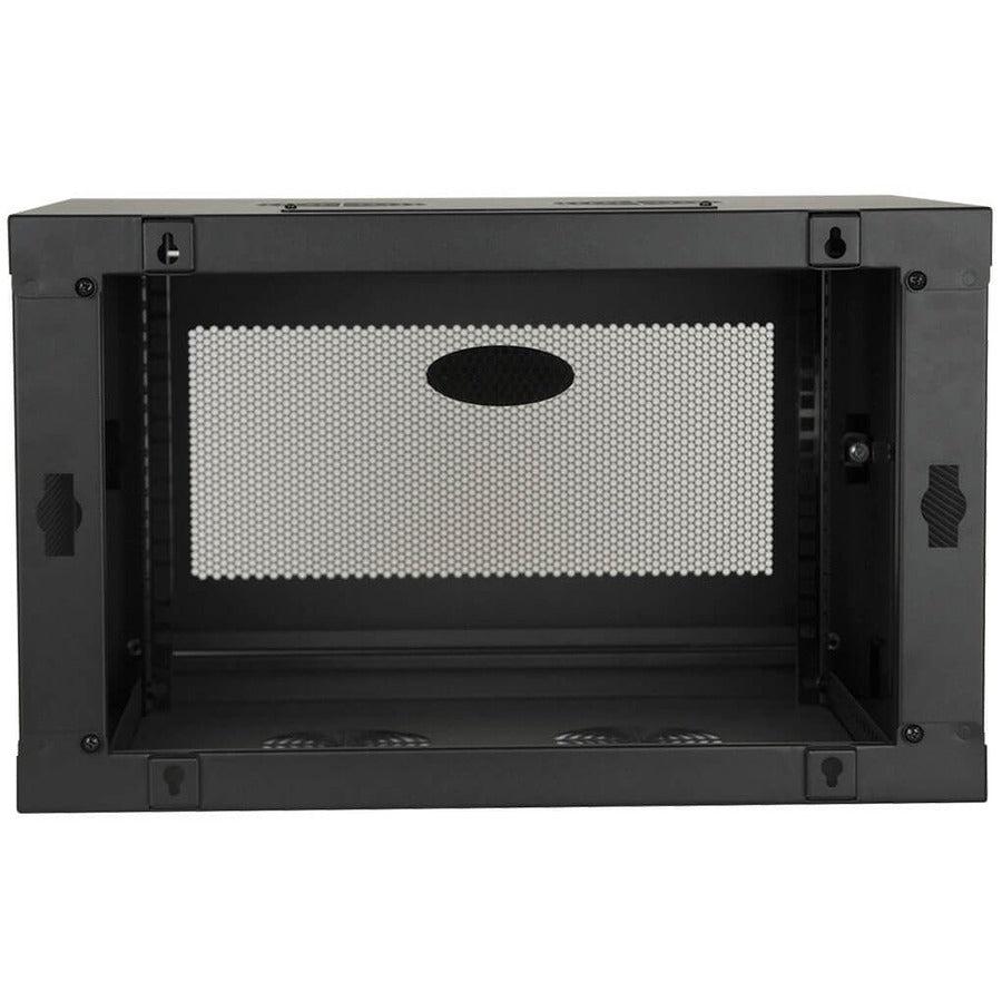 Wall Mount Rack Enclosure 6U - Switch-Depth Cabinet | TecISoft SRW6UKD