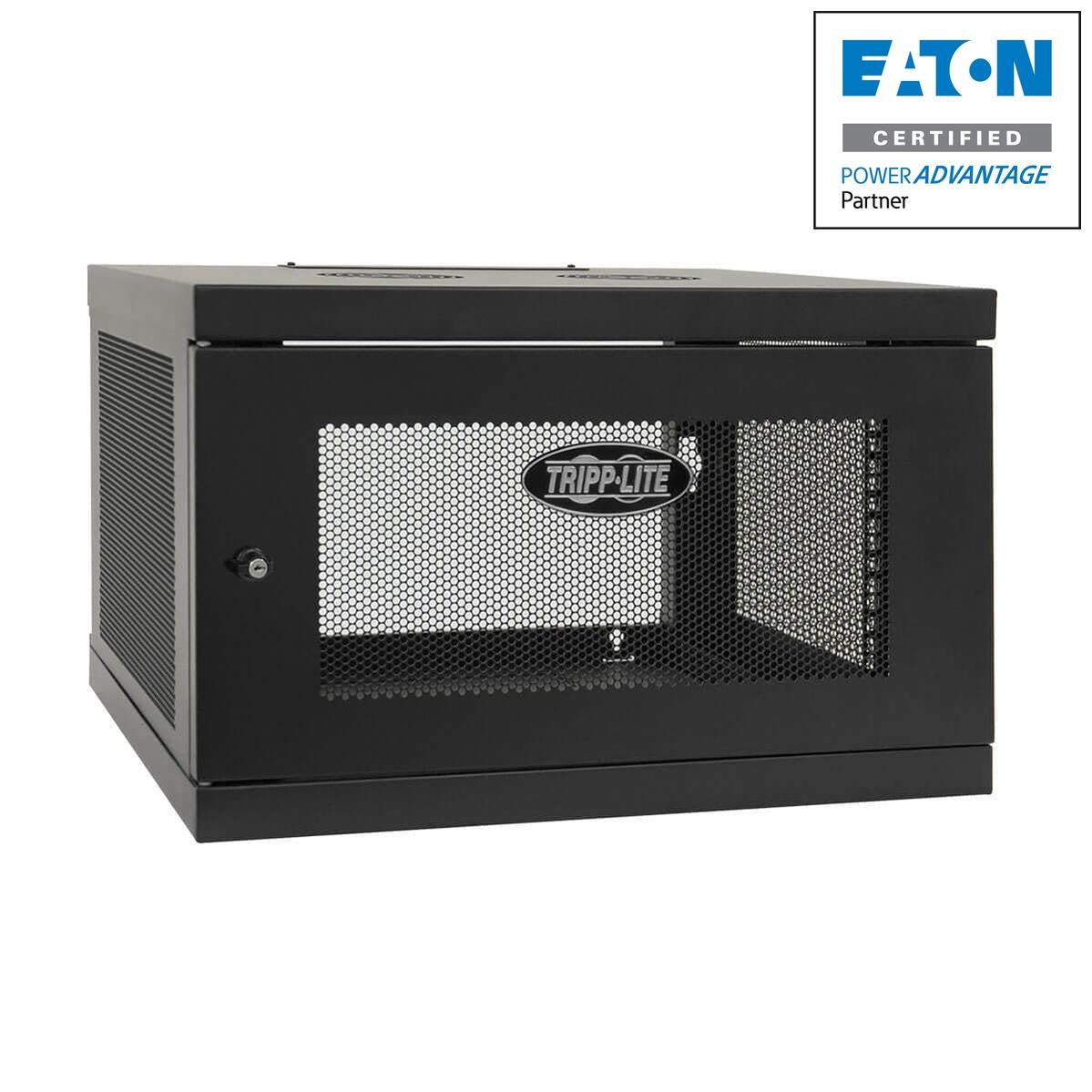 Wall Mount Rack Enclosure 6U - Switch-Depth Cabinet | TecISoft SRW6UKD