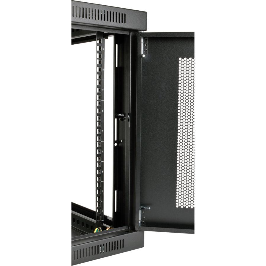 Wall Mount Rack Enclosure 9U - Switch Depth Plus Locking Cabinet | Tripp Lite SRW9UDP