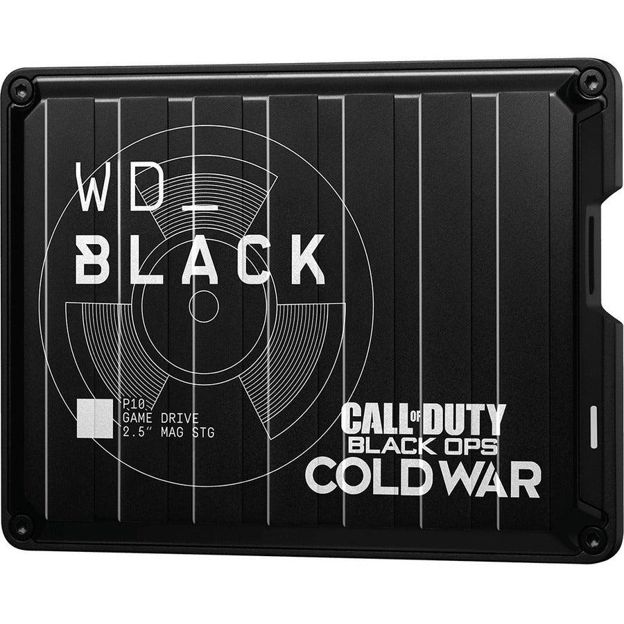 Wd Black 2Tb P10, Call Of Duty: Black Ops Cold War Special Edition Usb 3.2 Gen 1, Micro B Model Wdbazc0020Bbk-Wesn Black